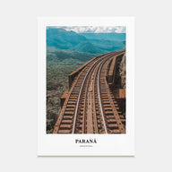Paraná Portrait Color Poster