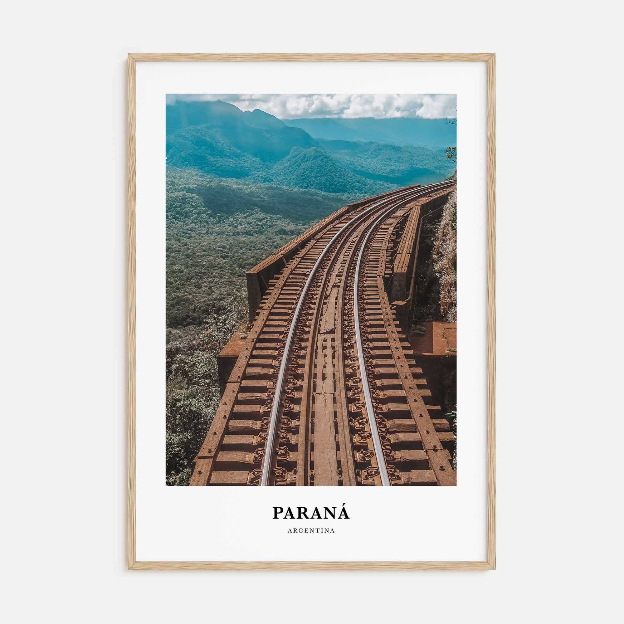 Paraná Portrait Color Poster