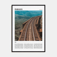 Paraná Travel Color Poster