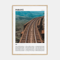 Paraná Travel Color Poster