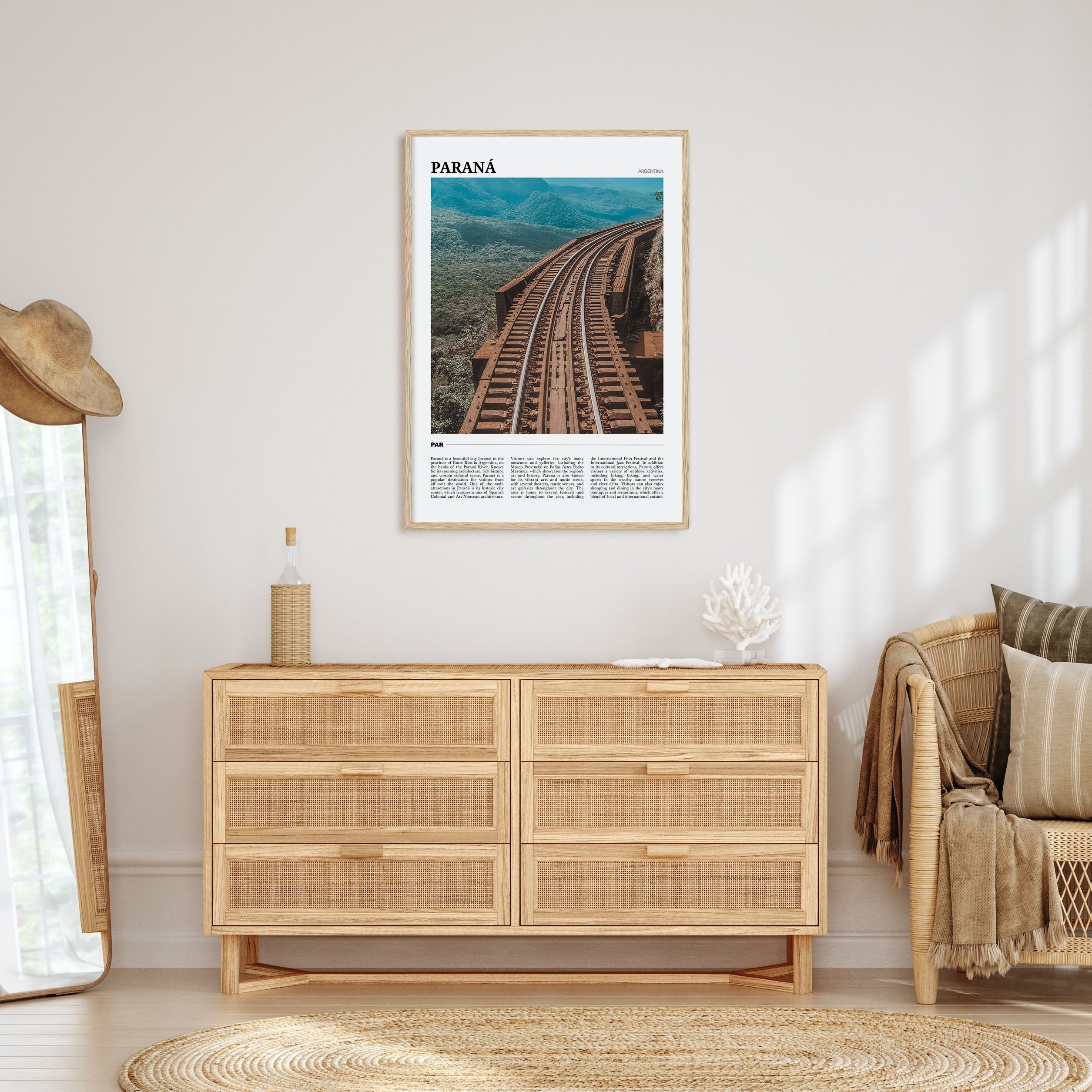 Paraná Travel Color Poster