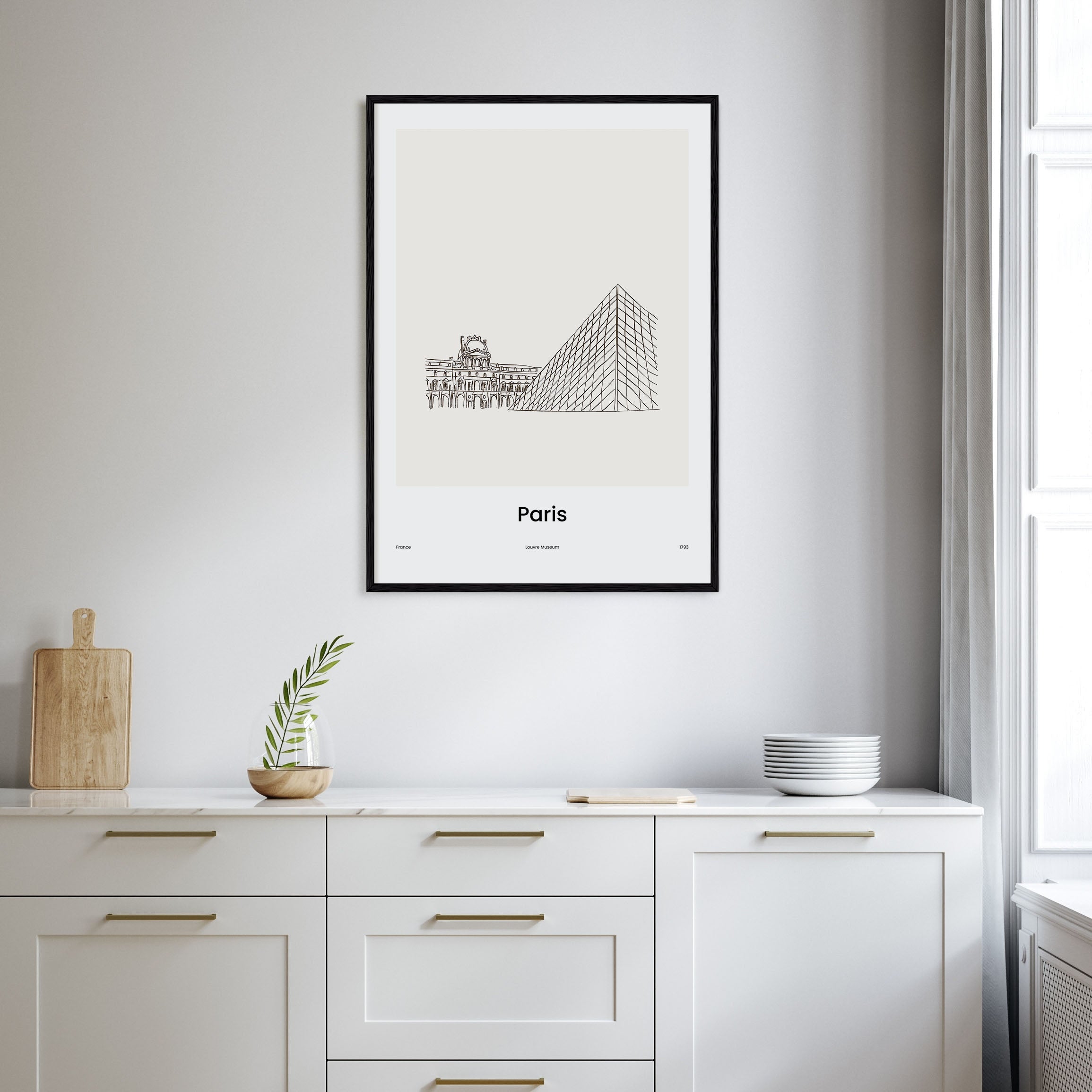 Paris Drawn No 2 Poster