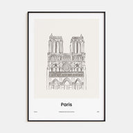 Paris Drawn No 3 Poster