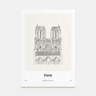 Paris Drawn No 3 Poster