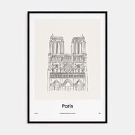 Paris Drawn No 3 Poster