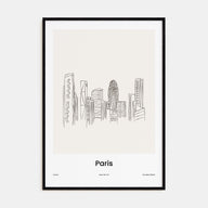 Paris Drawn No 4 Poster