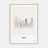 Paris Drawn No 4 Poster