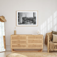 Paris Landscape B&W No 1 Poster