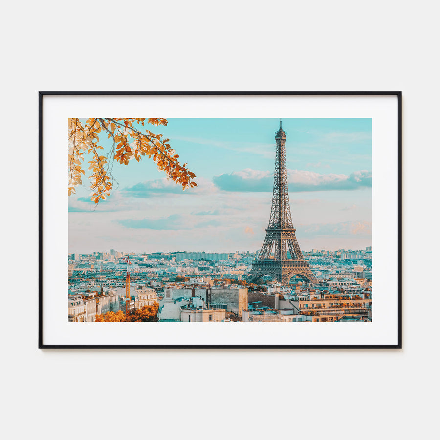 Paris Landscape Color Poster