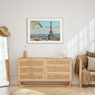 Paris Landscape Color Poster