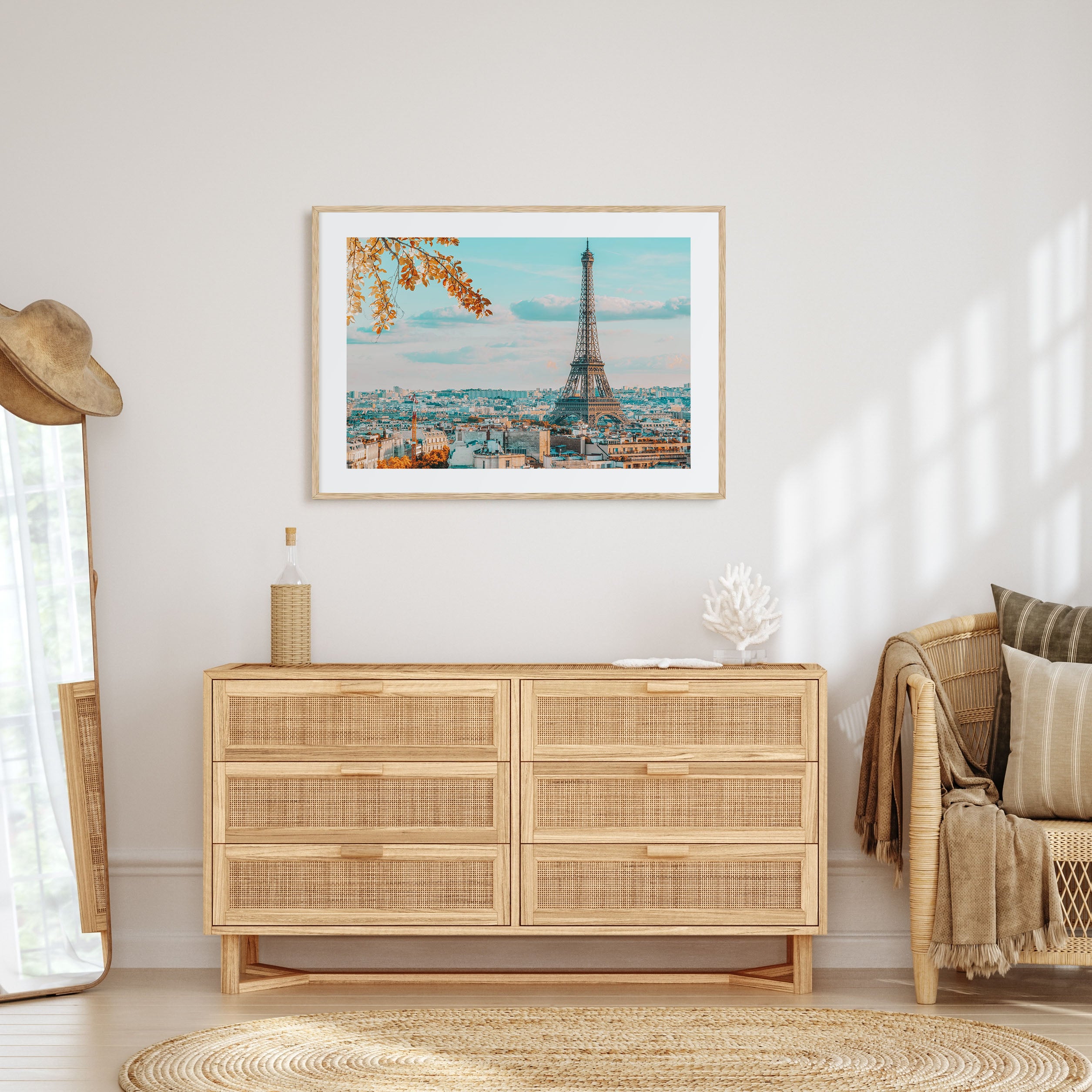 Paris Landscape Color Poster