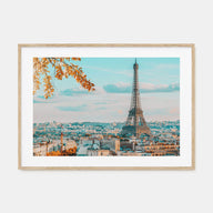 Paris Landscape Color Poster