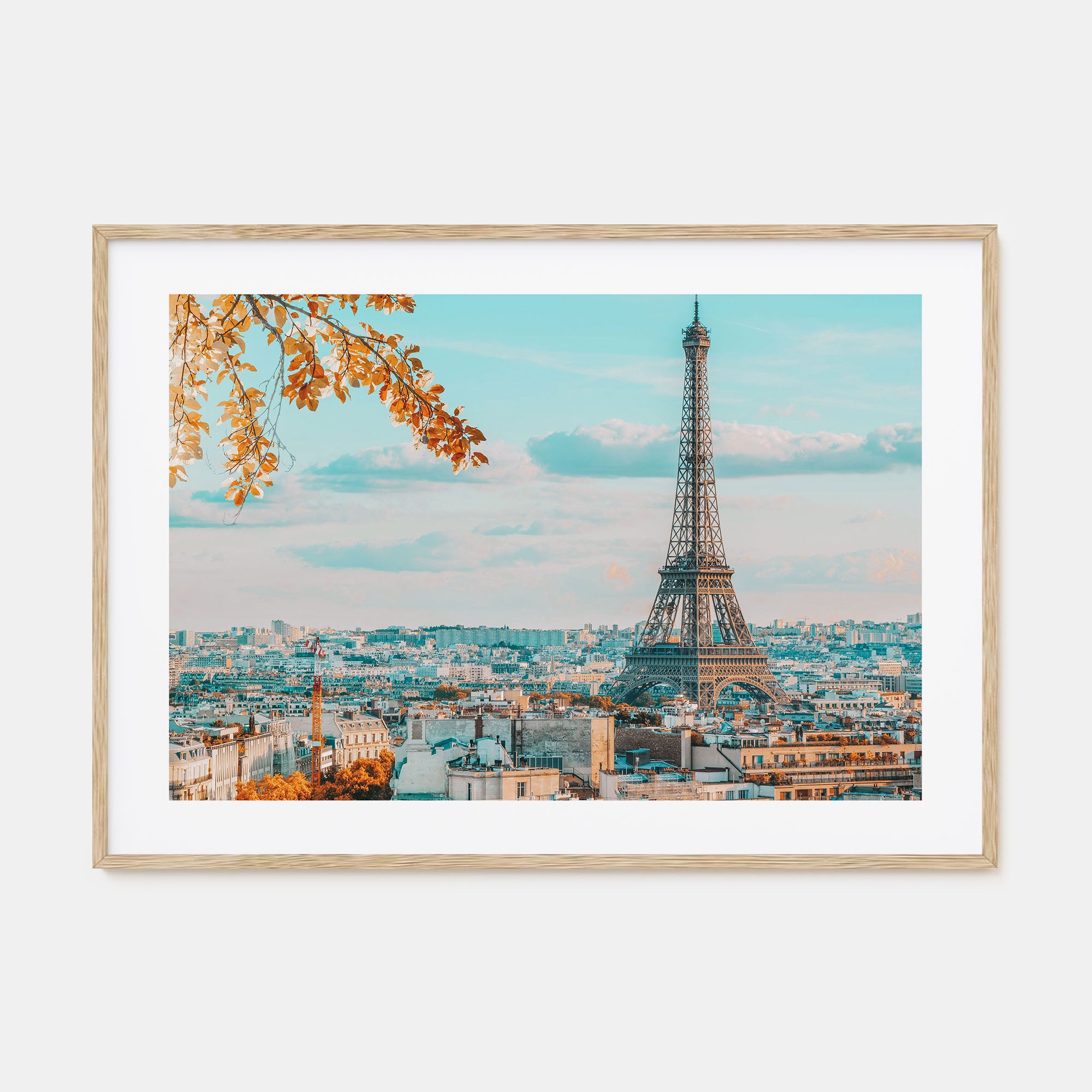 Paris Landscape Color Poster