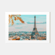 Paris Landscape Color Poster