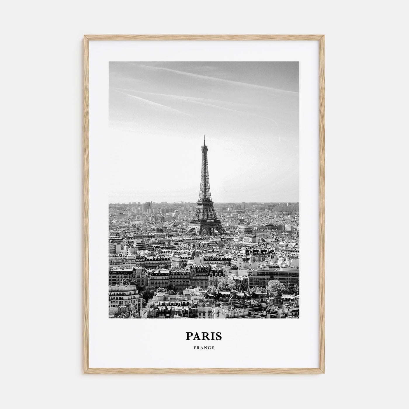 Paris Portrait B&W No 2 Poster