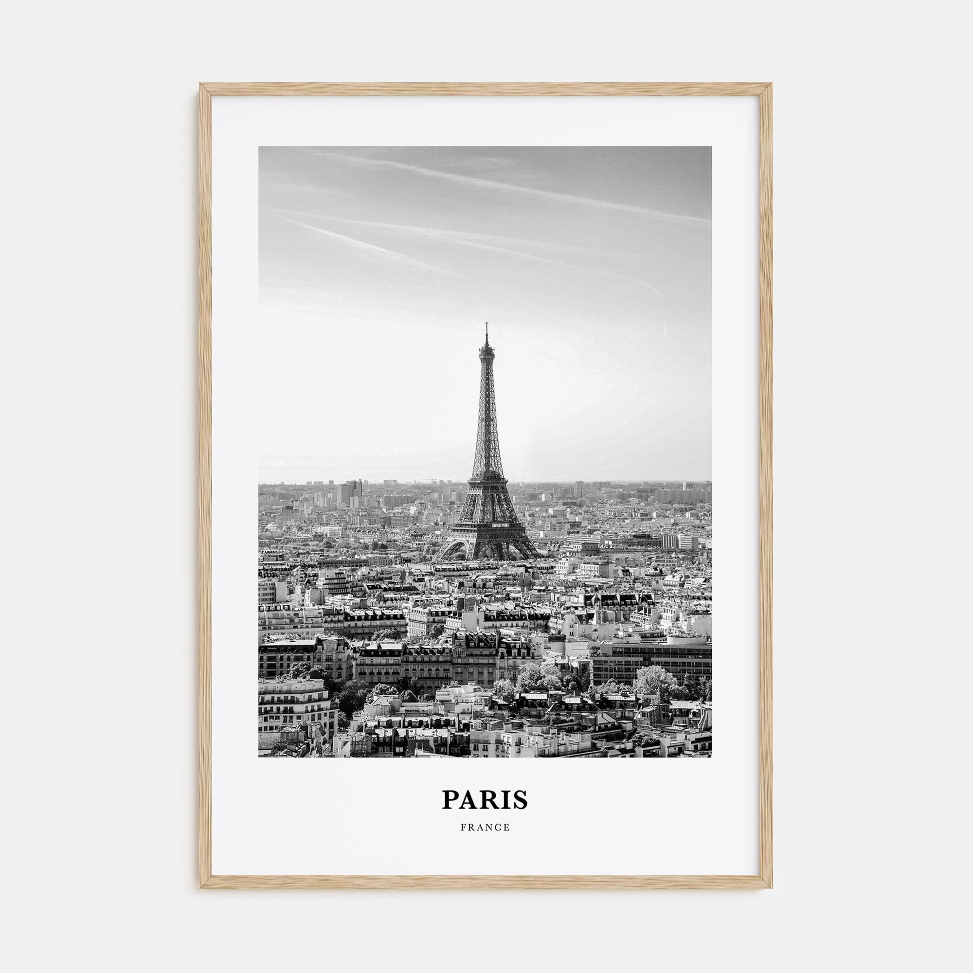 Paris Portrait B&W No 2 Poster