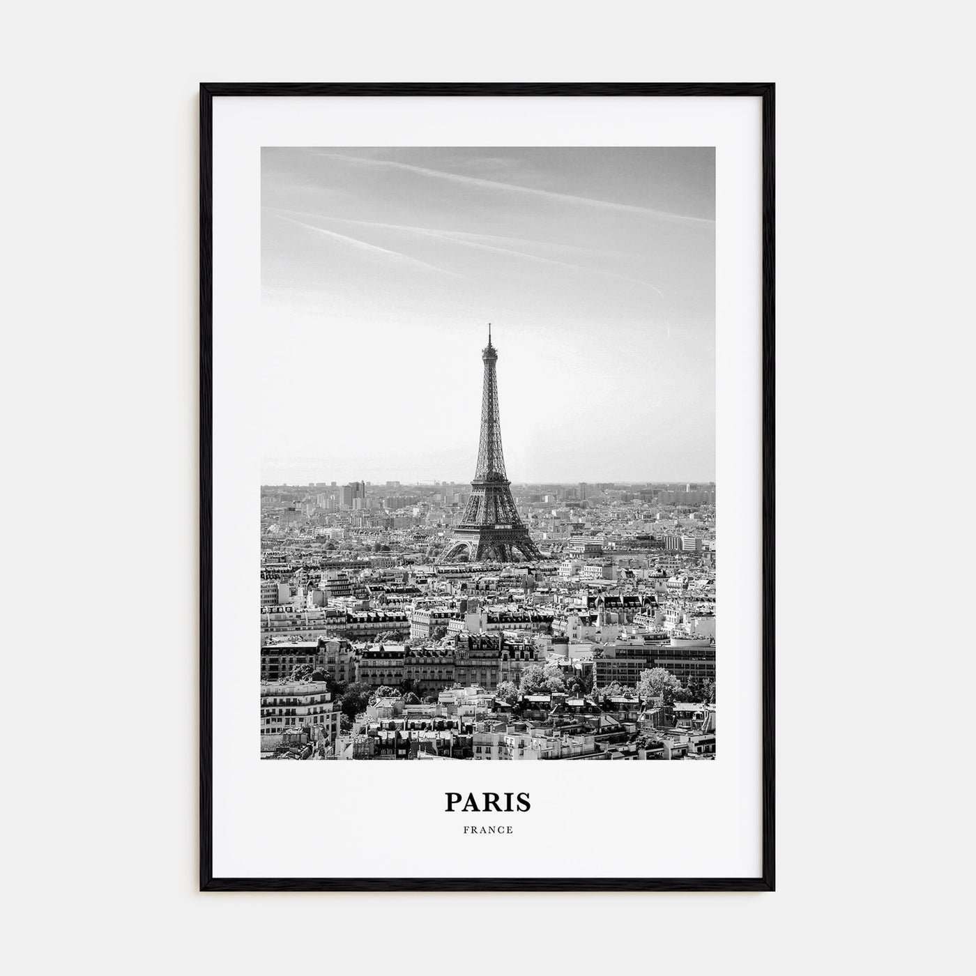 Paris Portrait B&W No 2 Poster