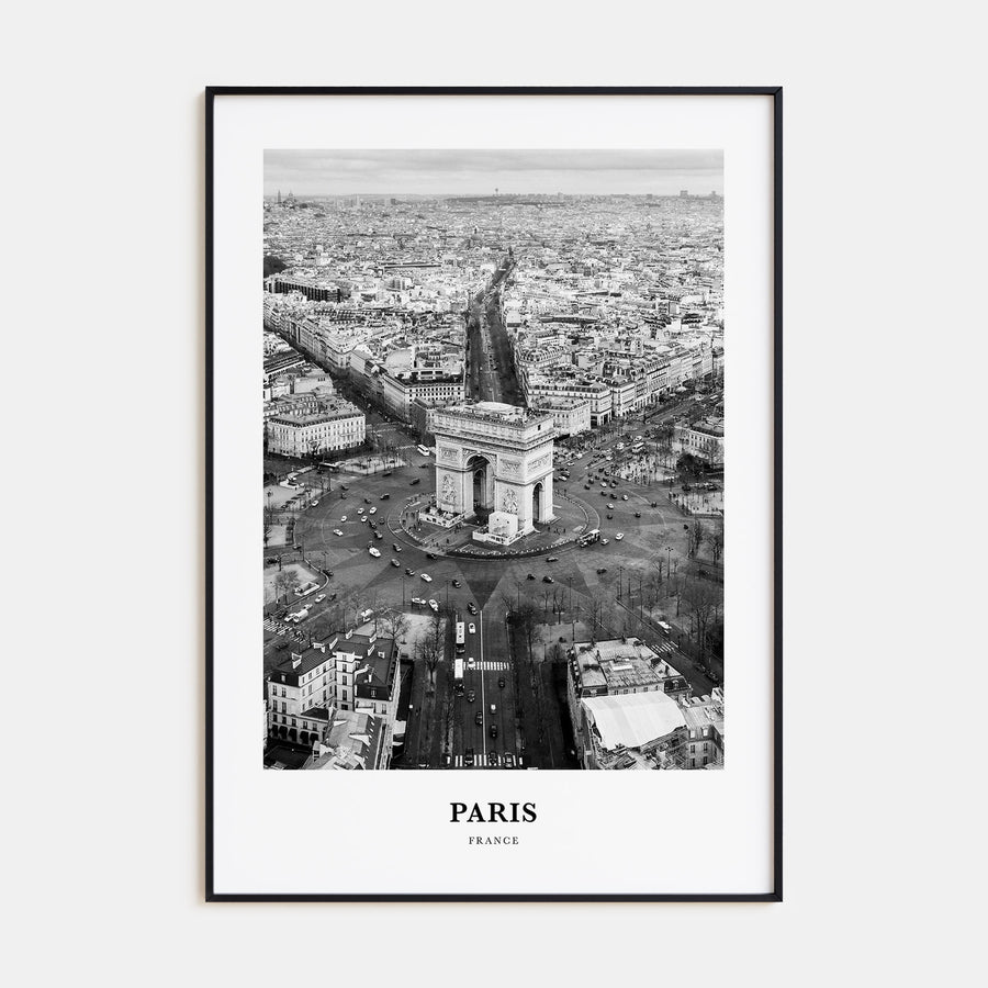 Paris Portrait B&W No 3 Poster