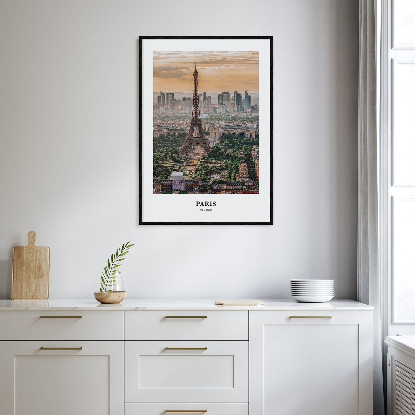 Paris Portrait Color Poster