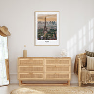 Paris Portrait Color Poster