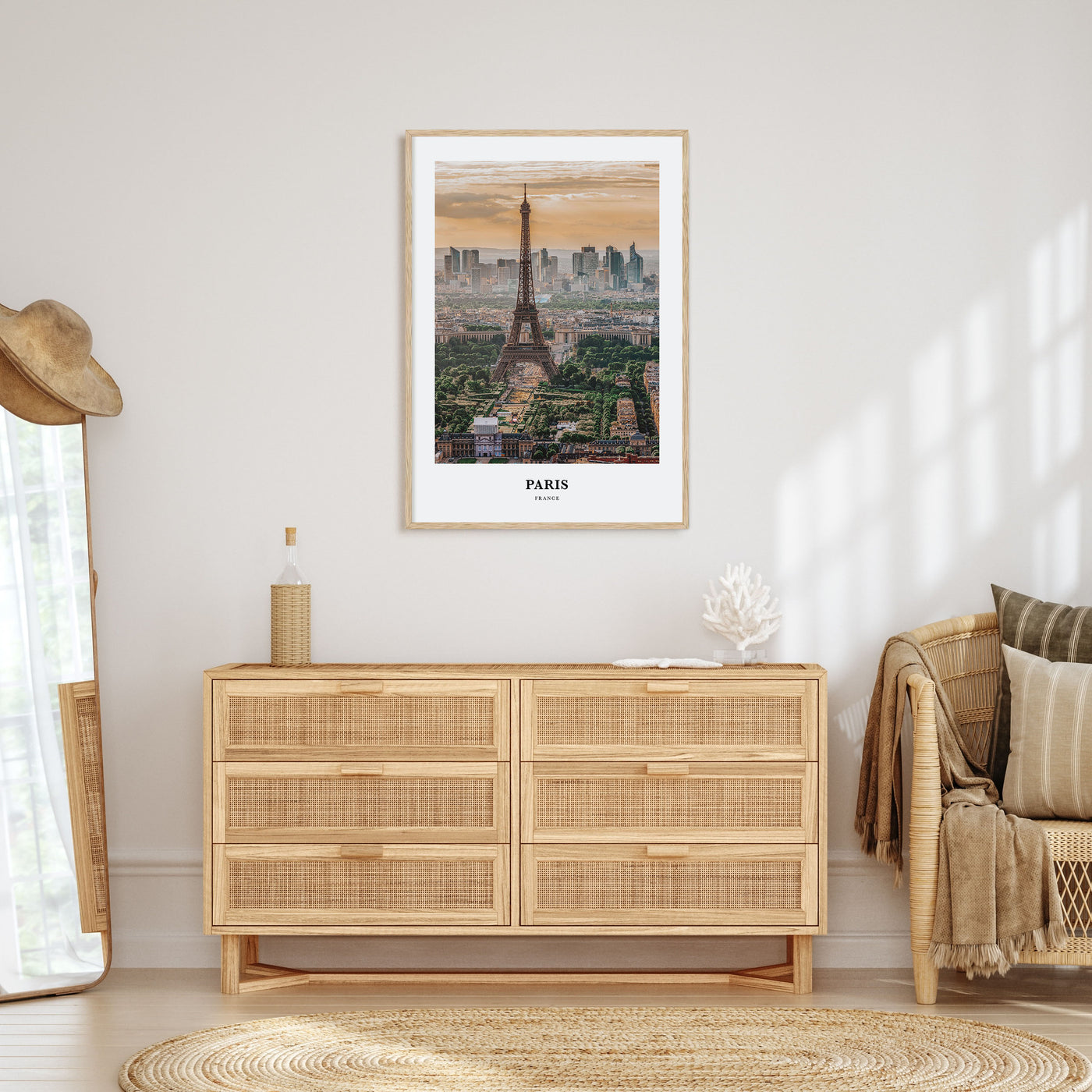 Paris Portrait Color Poster