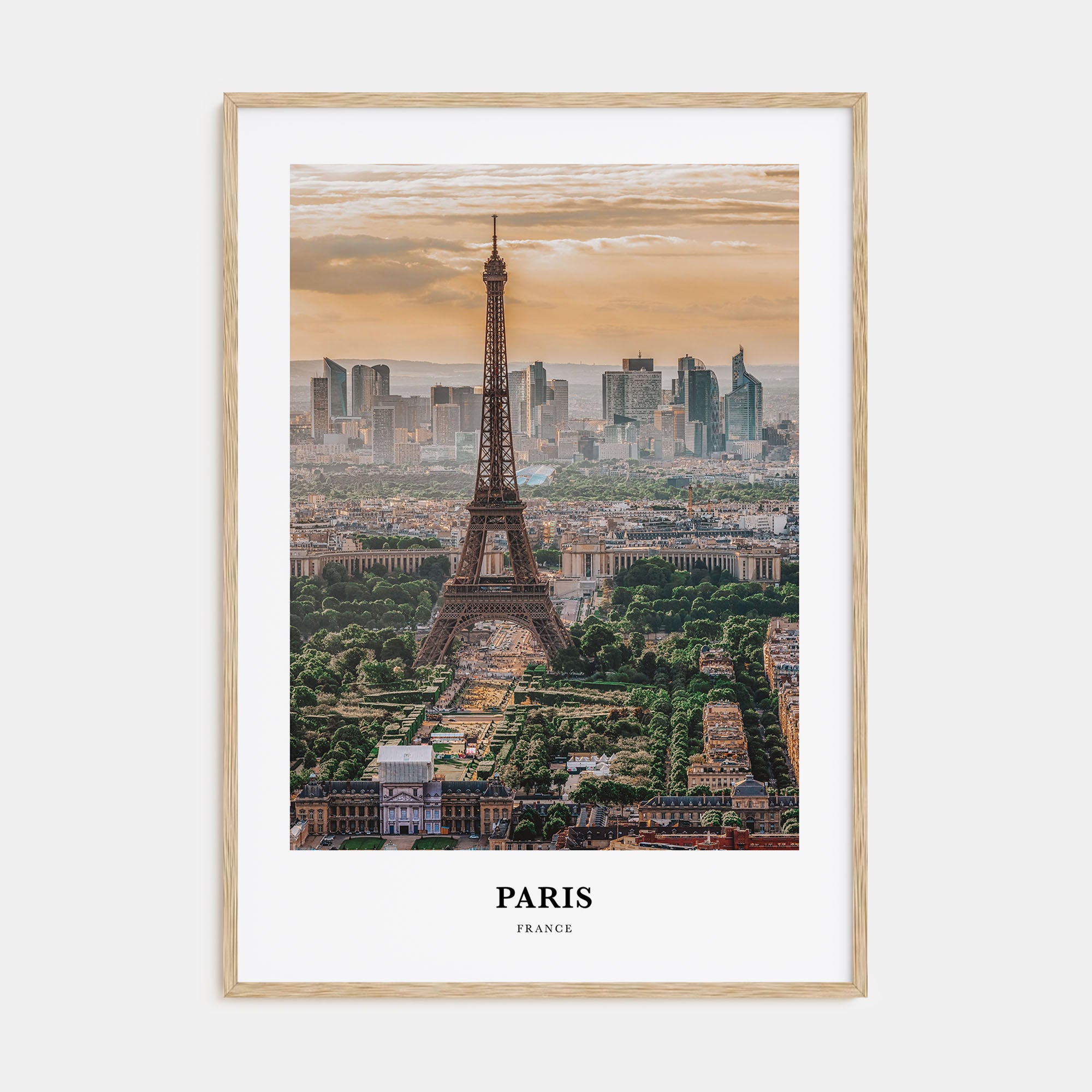 Paris Portrait Color Poster