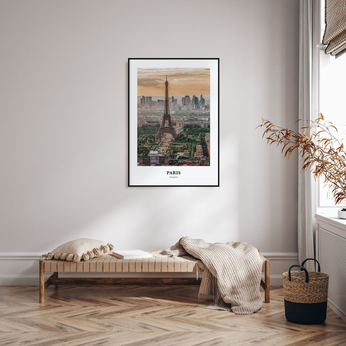 Paris Portrait Color Poster