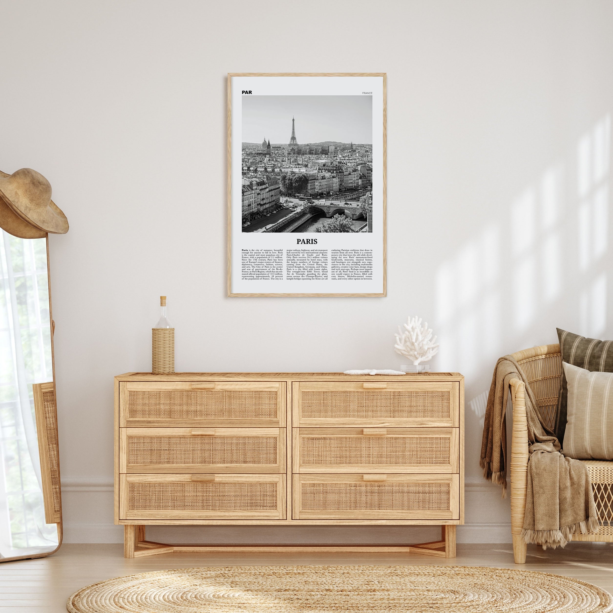 Paris Travel B&W No 2 Poster