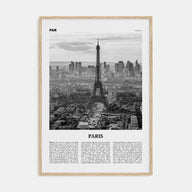 Paris Travel B&W No 4 Poster