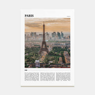 Paris Travel Color Poster