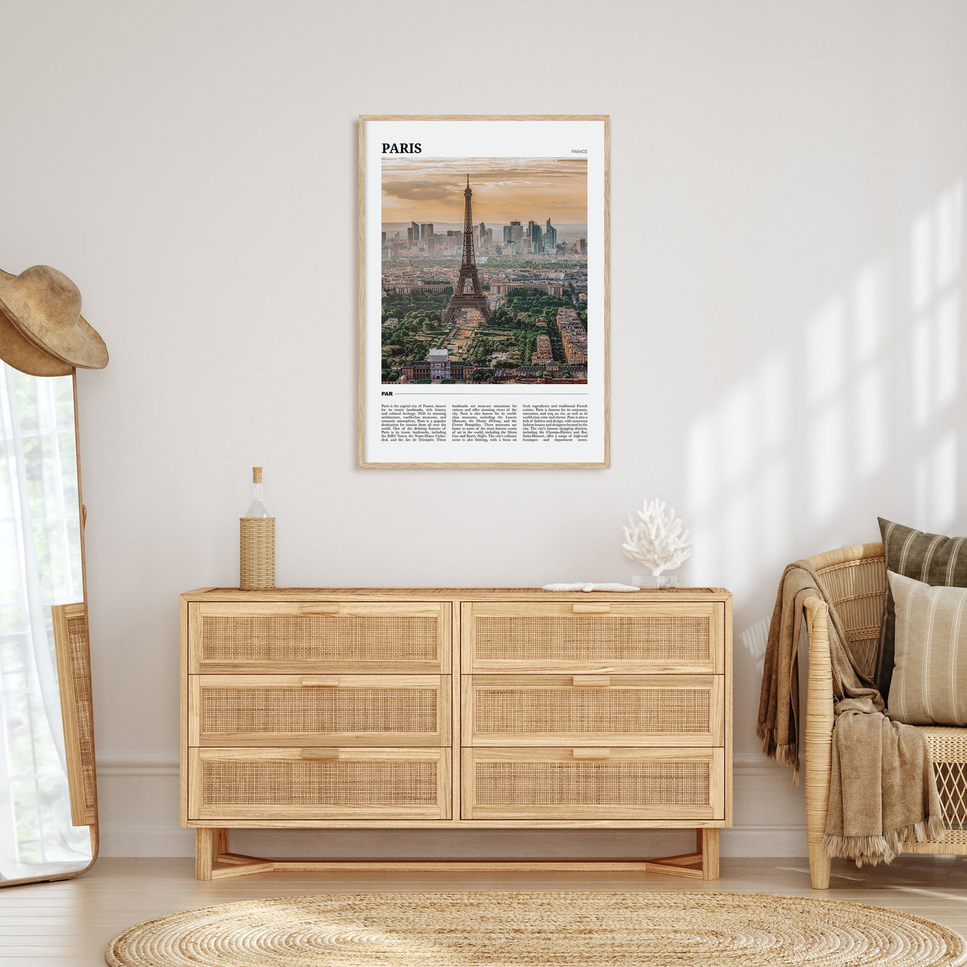 Paris Travel Color Poster