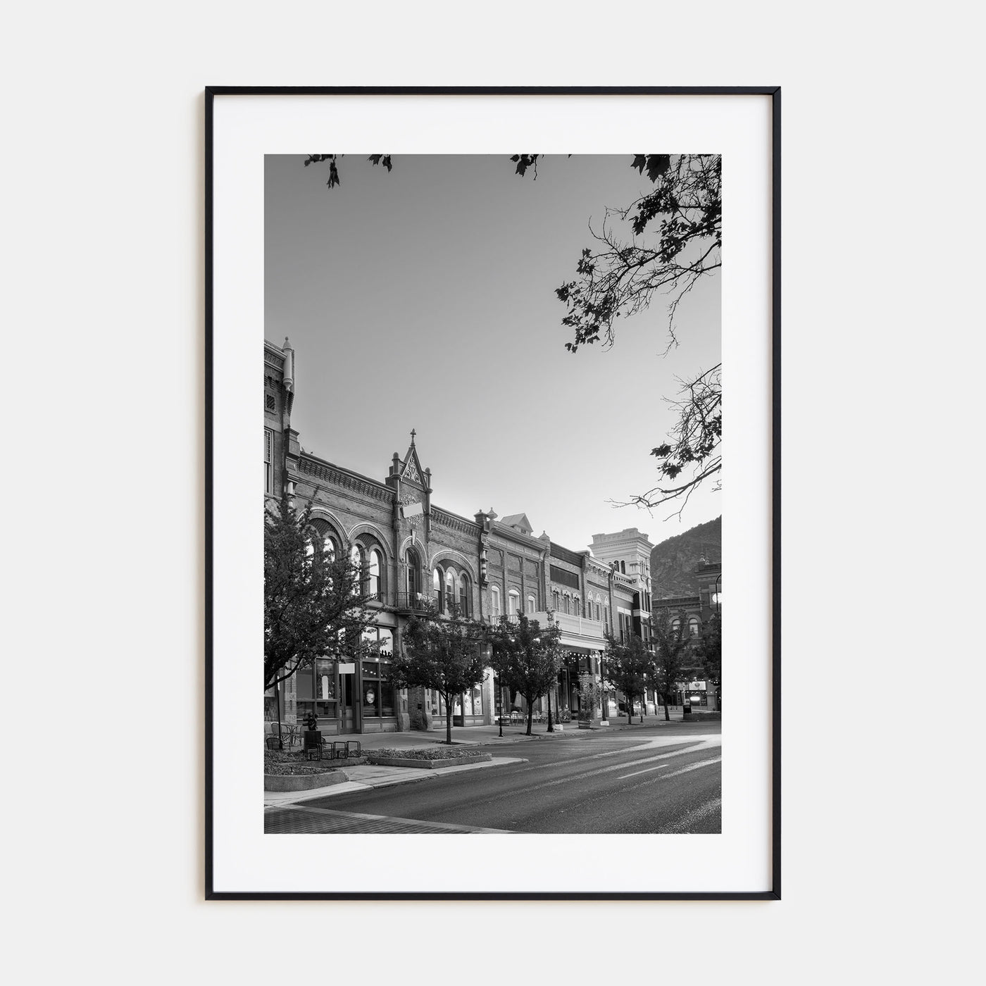 Park City Photo B&W Poster