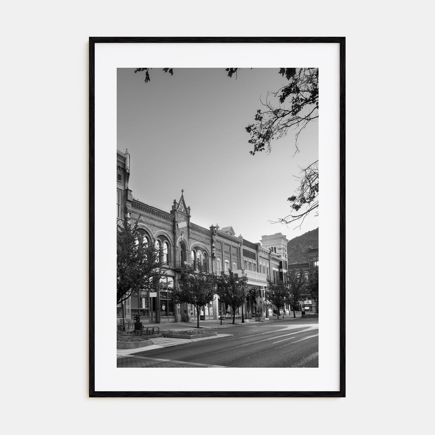 Park City Photo B&W Poster