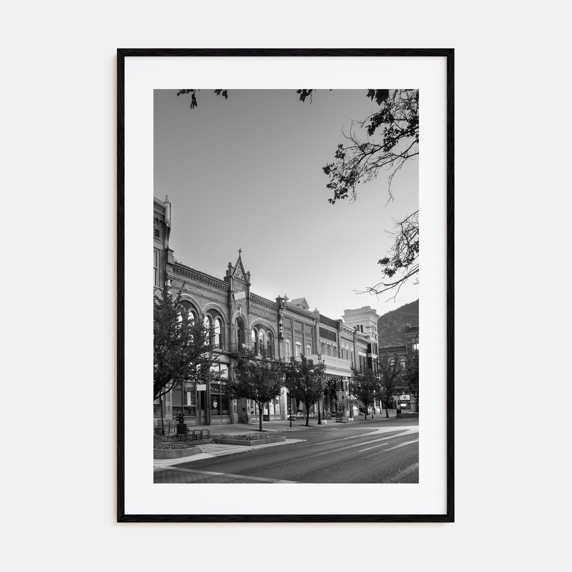 Park City Photo B&W Poster