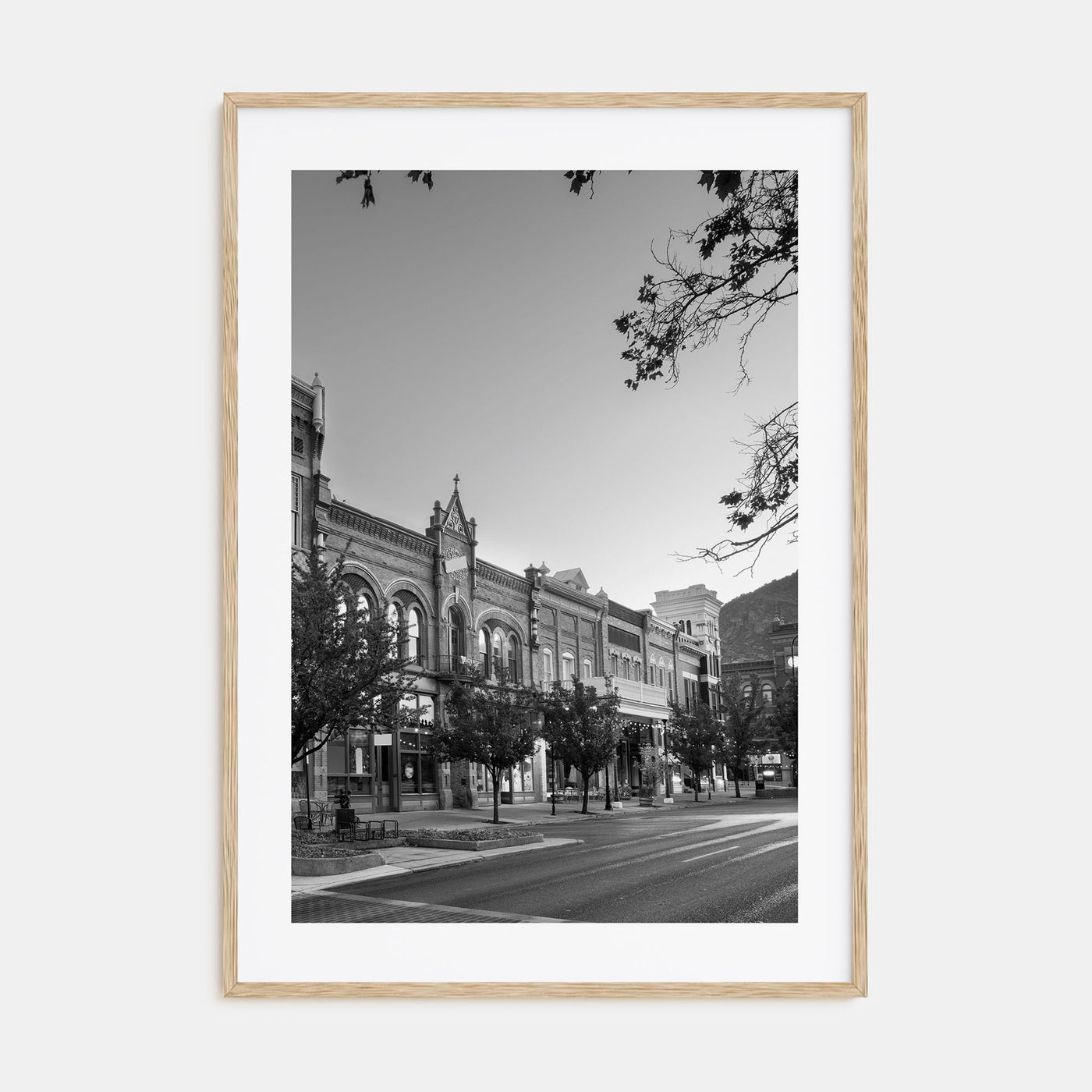 Park City Photo B&W Poster