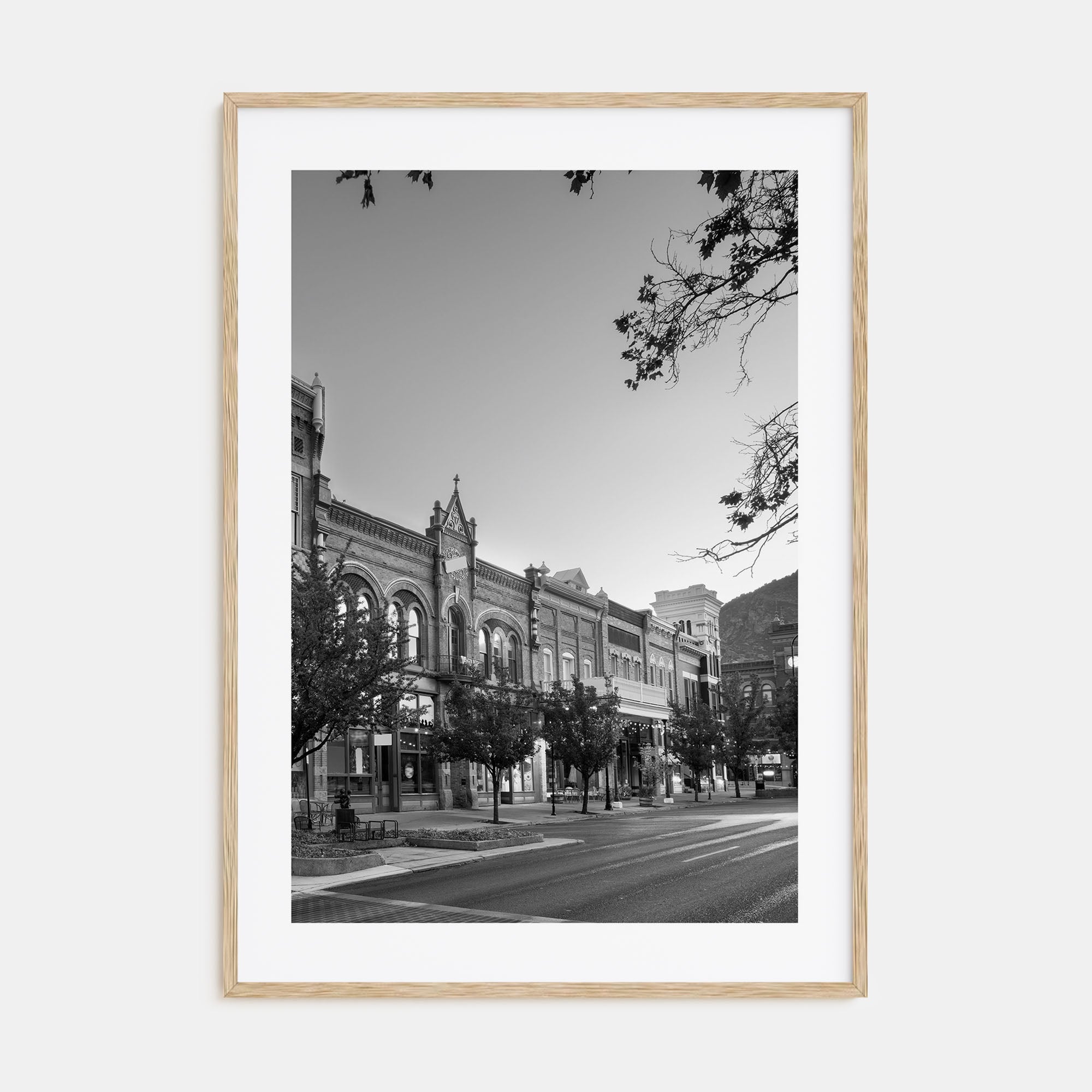 Park City Photo B&W Poster