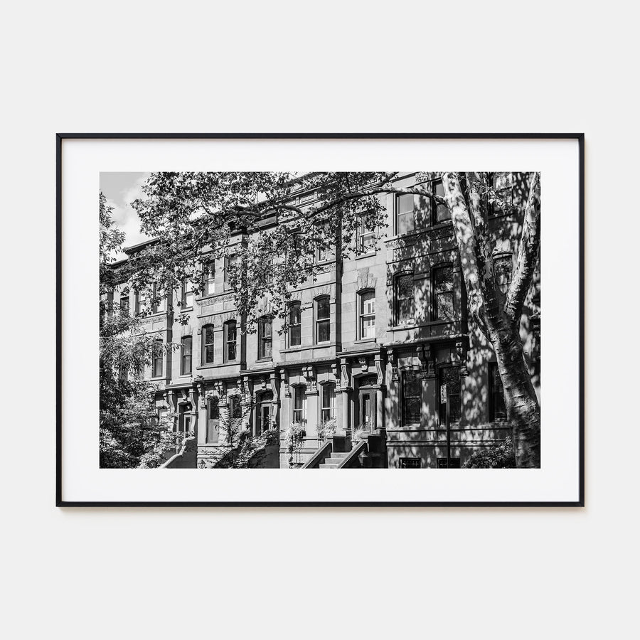 Park Slope Landscape B&W Poster