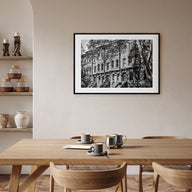 Park Slope Landscape B&W Poster