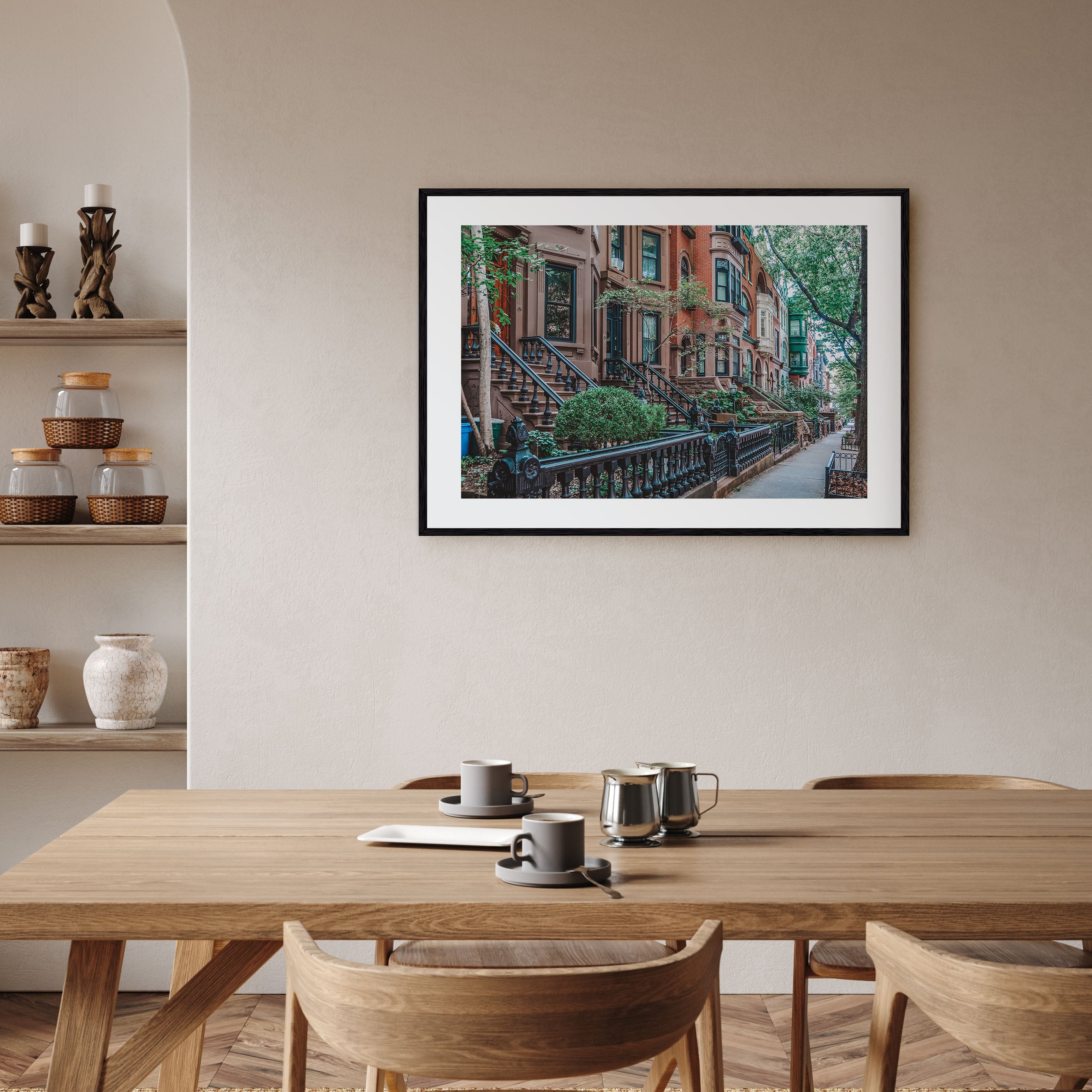 Park Slope Landscape Color Poster