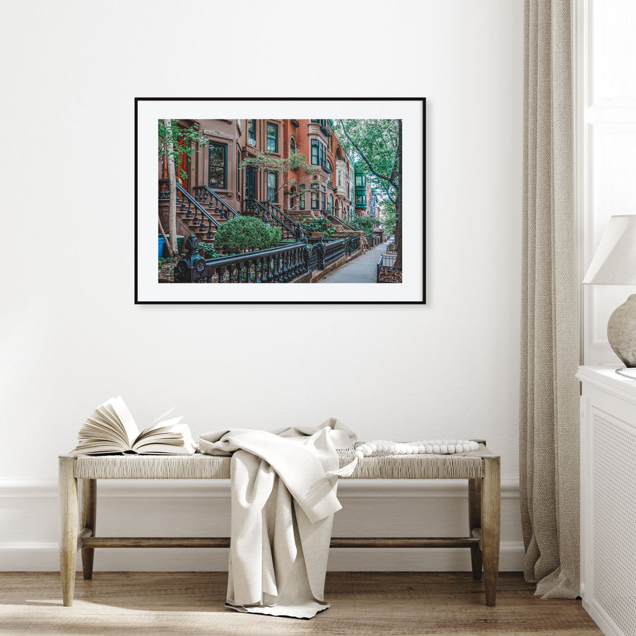 Park Slope Landscape Color Poster