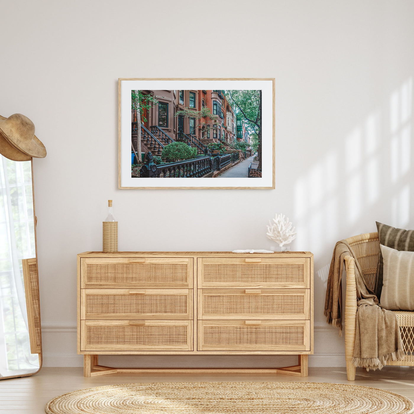 Park Slope Landscape Color Poster