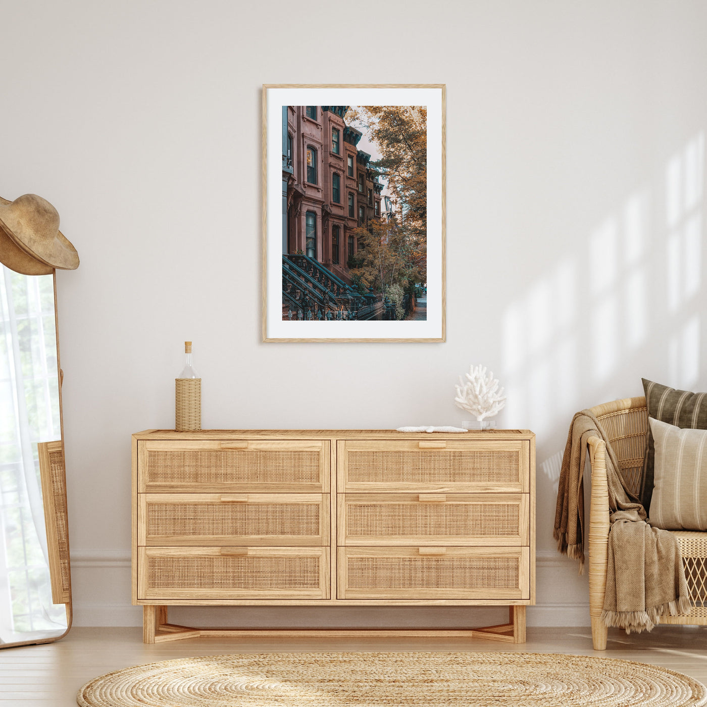 Park Slope Photo Color Poster