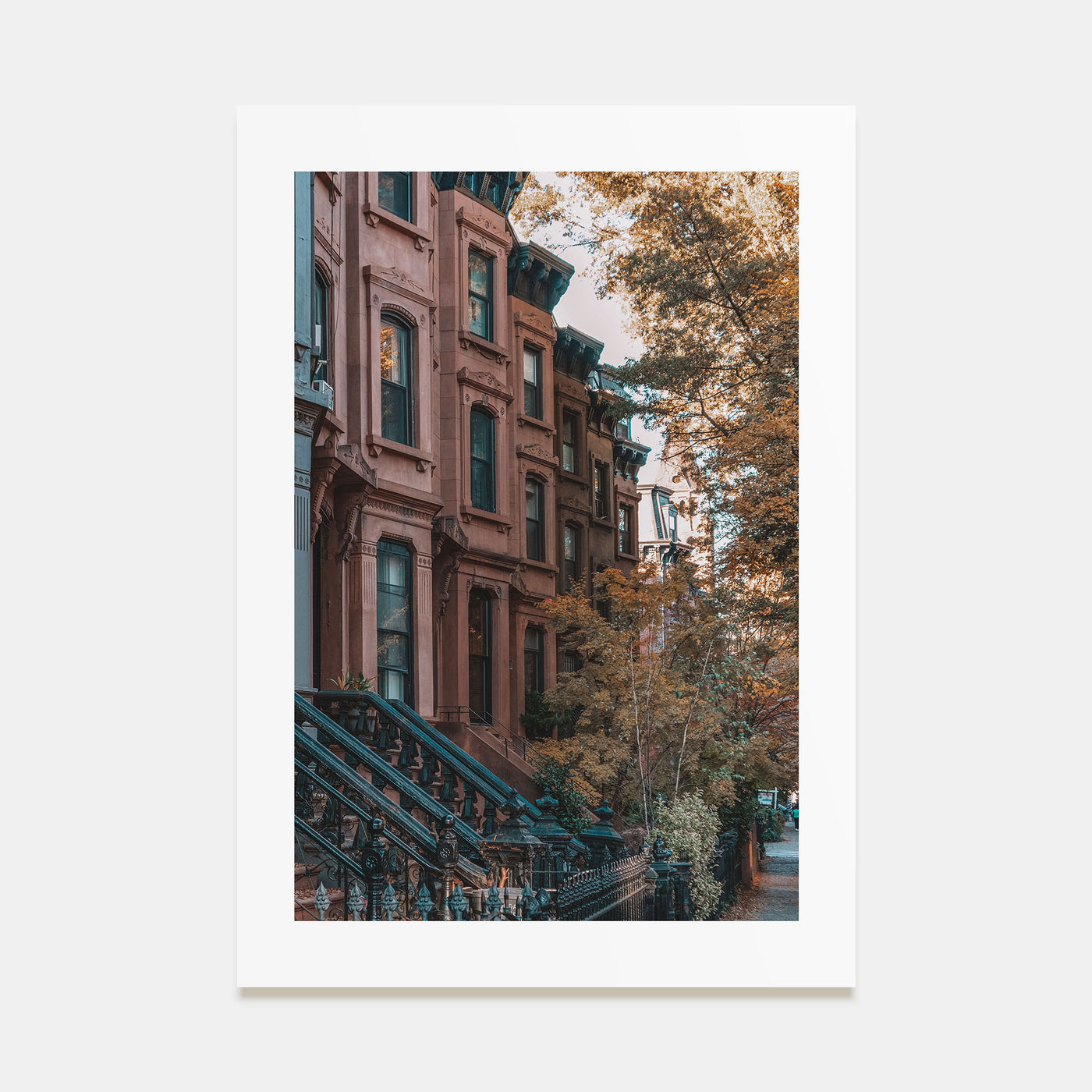 Park Slope Photo Color Poster