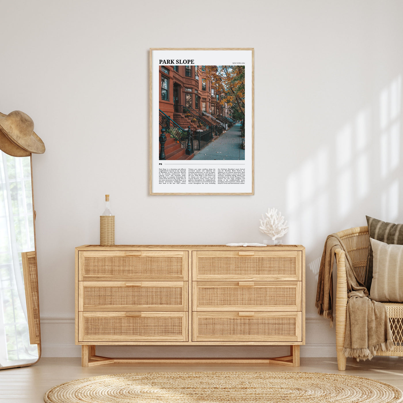 Park Slope Travel Color Poster