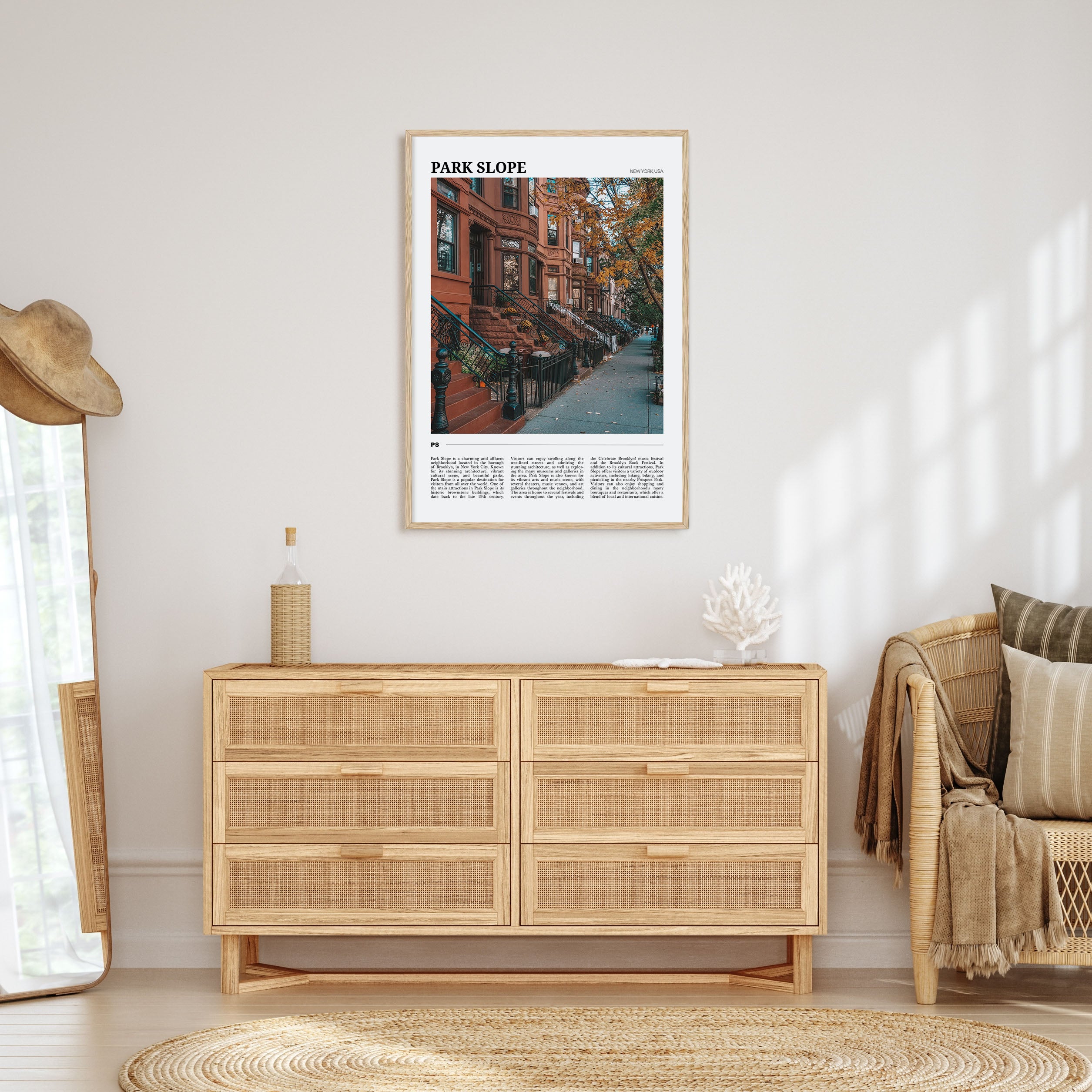 Park Slope Travel Color Poster