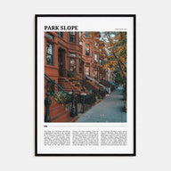 Park Slope Travel Color Poster