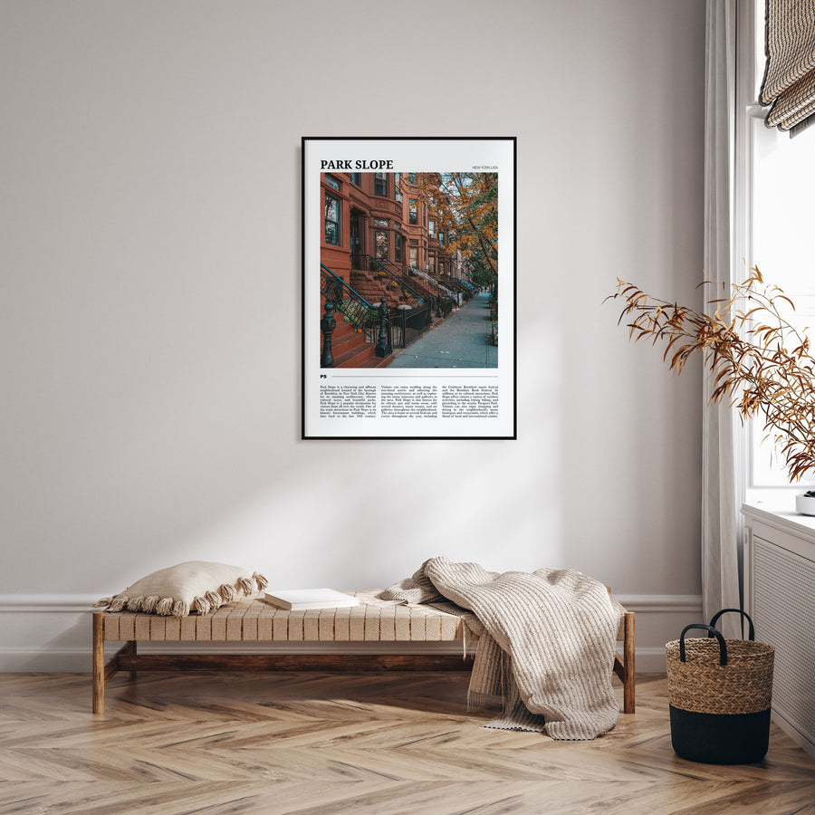 Park Slope Travel Color Poster
