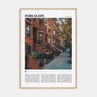 Park Slope Travel Color Poster