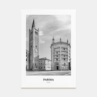 Parma Portrait B&W Poster