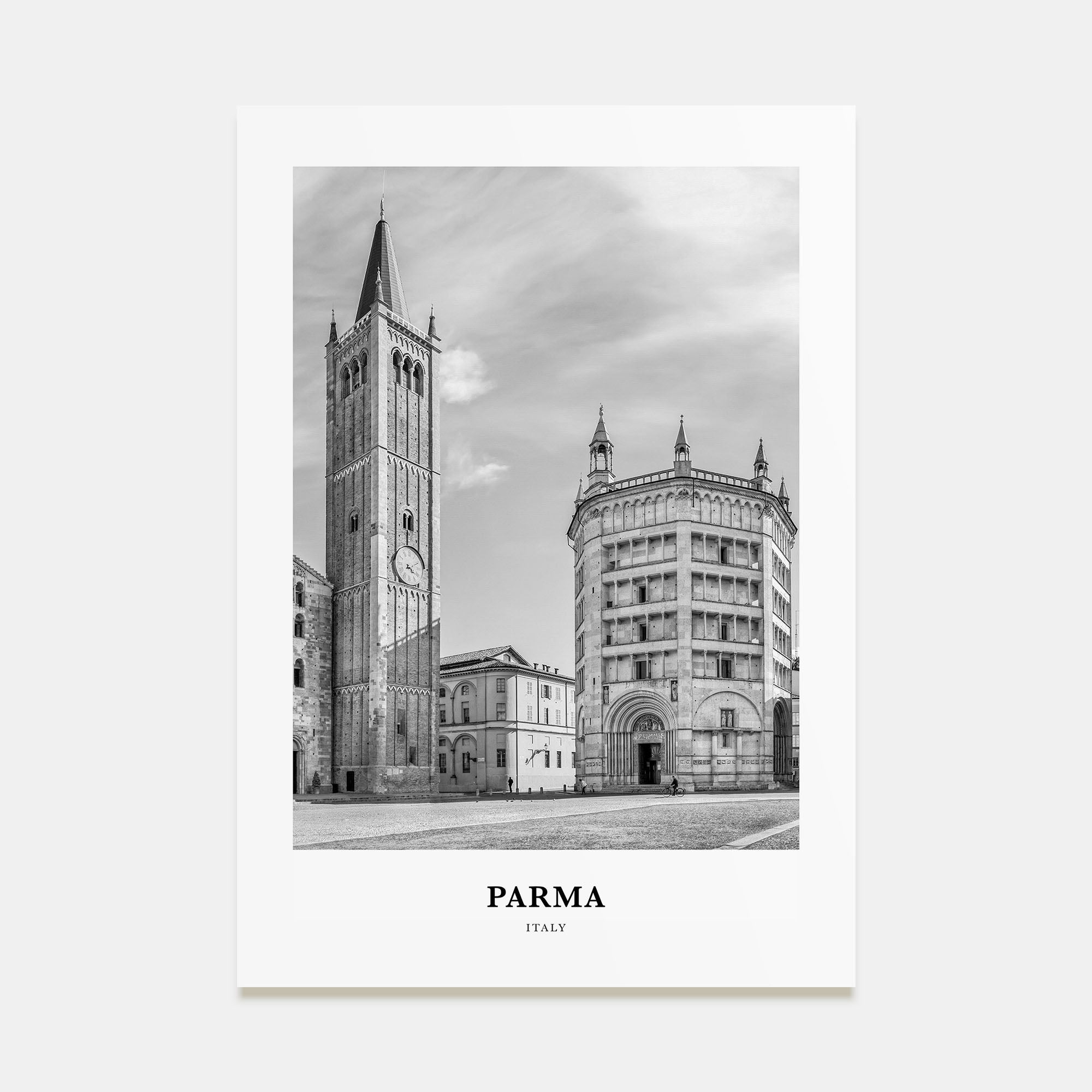 Parma Portrait B&W Poster
